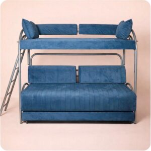 מיטה משולבת קומותיים עם מיטה שלישית תחתונה